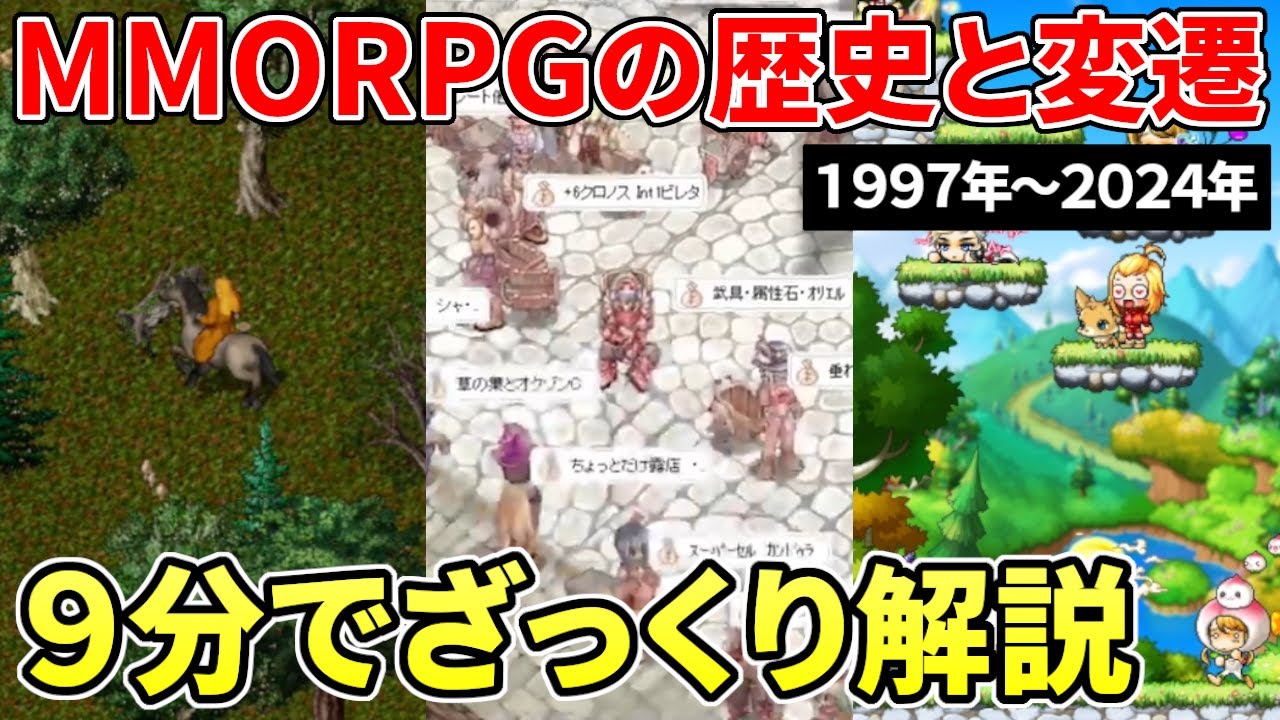 Что такое MMORPG? Краткий исторический путеводитель по новому релизу! [1997-2024]