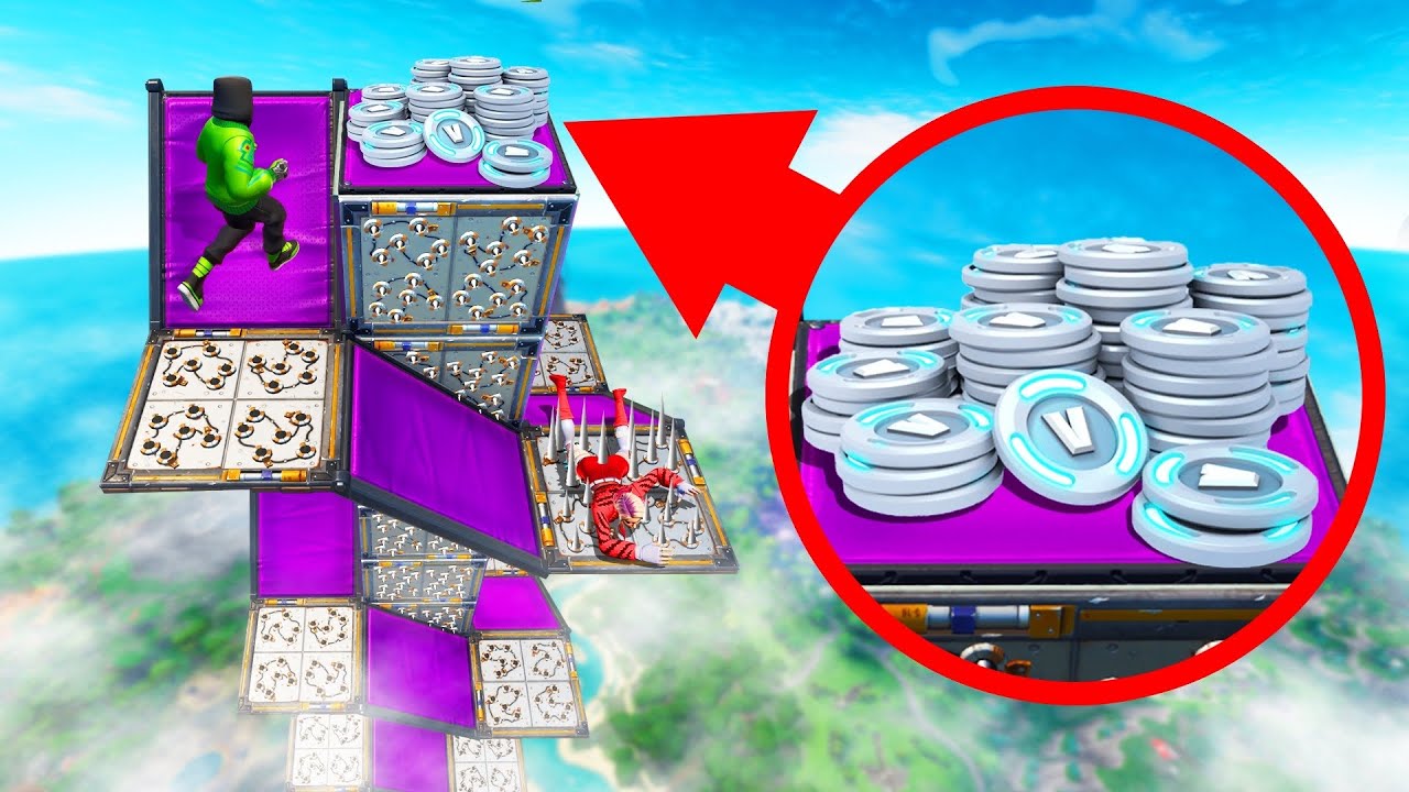 FIRST Person To REACH THE TOP WINS! (Fortnite Deathrun)