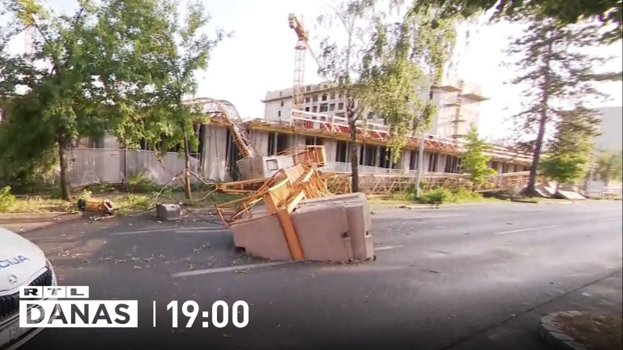 S mjesta pada ogromne dizalice: 'U kabini se nalazio muškarac, ruka mu je spasila život'| RTL DANAS