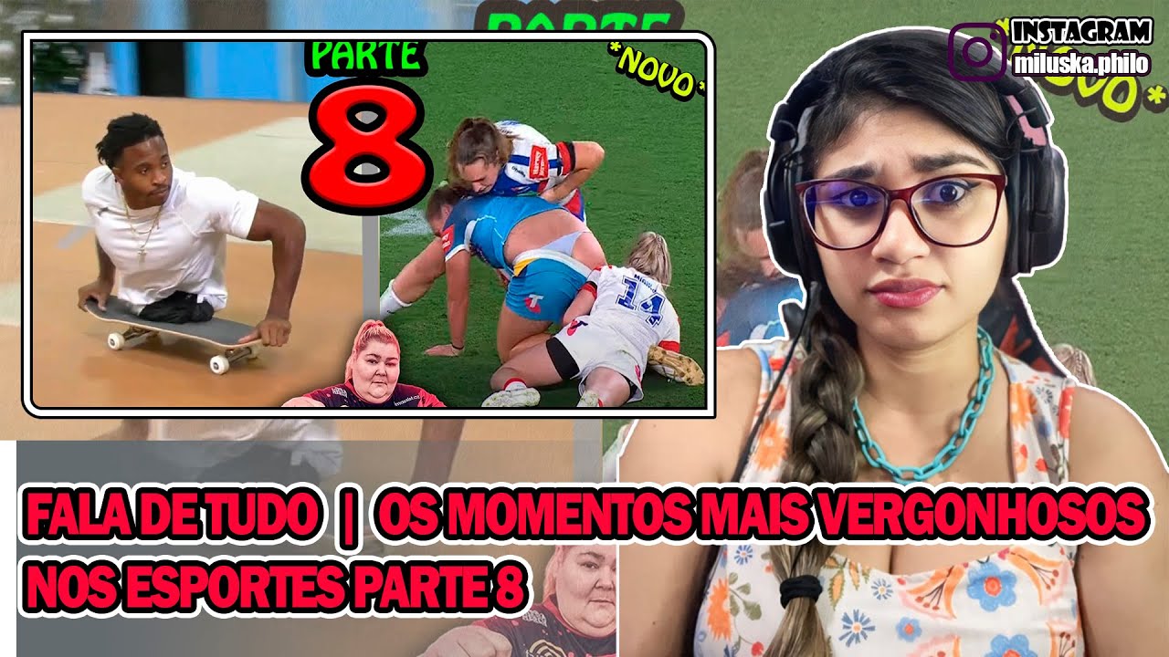 Reagindo a Fala de Tudo 🔴 Os Momentos mais Vergonhosos nos Esportes PARTE 8