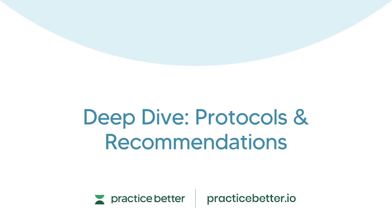 Deep Dive: Protocols & Recommendations