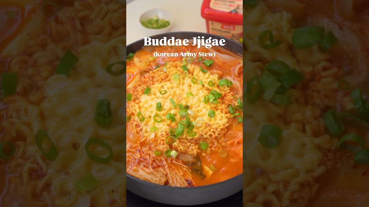 Buddae Jjigae or Korean Army Stew, is the ultimate one-pot comfort meal with rich savory sauce.
