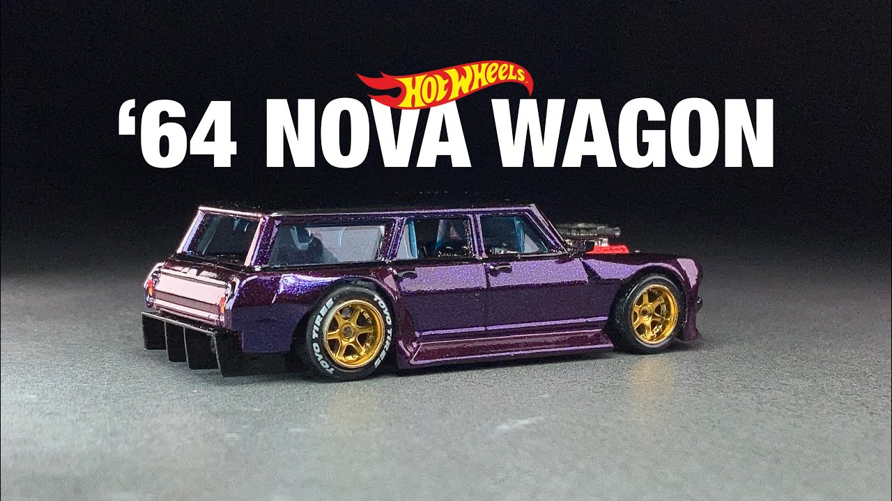 ‘64 NOVA WAGON GASSER Custom Hotwheels