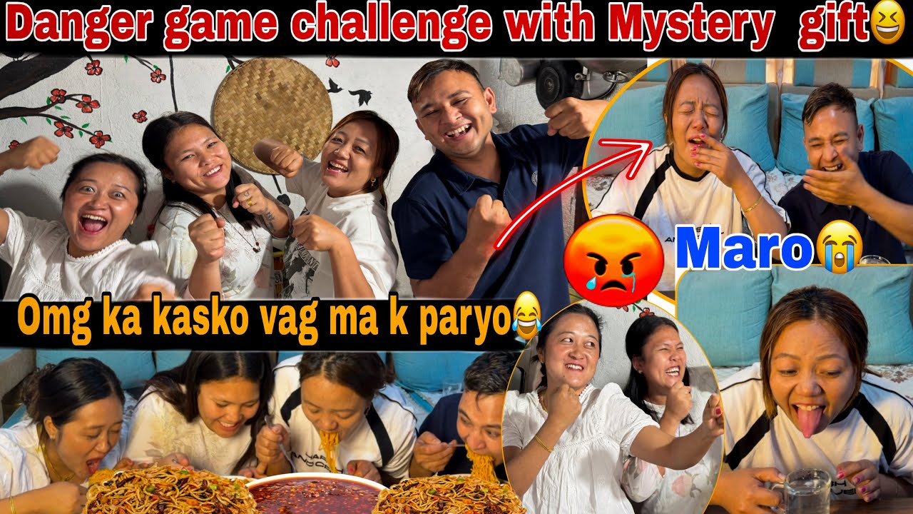 Danger Game with danger people 😂🔥 Spicy Noodles, hot Challenge | Who Wins the Game?