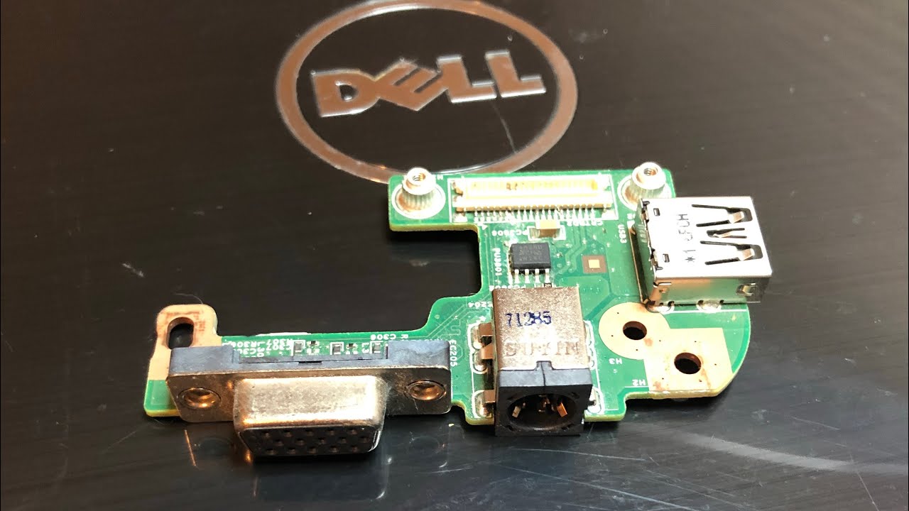 dell inspiron n5110 p17f power jack replacement teardown