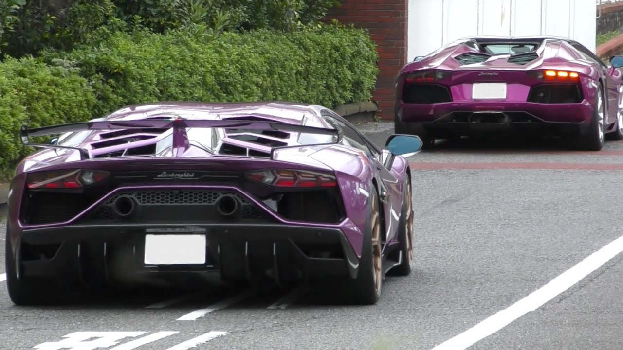 【アヴェンタドール！！】大黒PA　スーパーカーのエンジンサウンド・加速サウンド