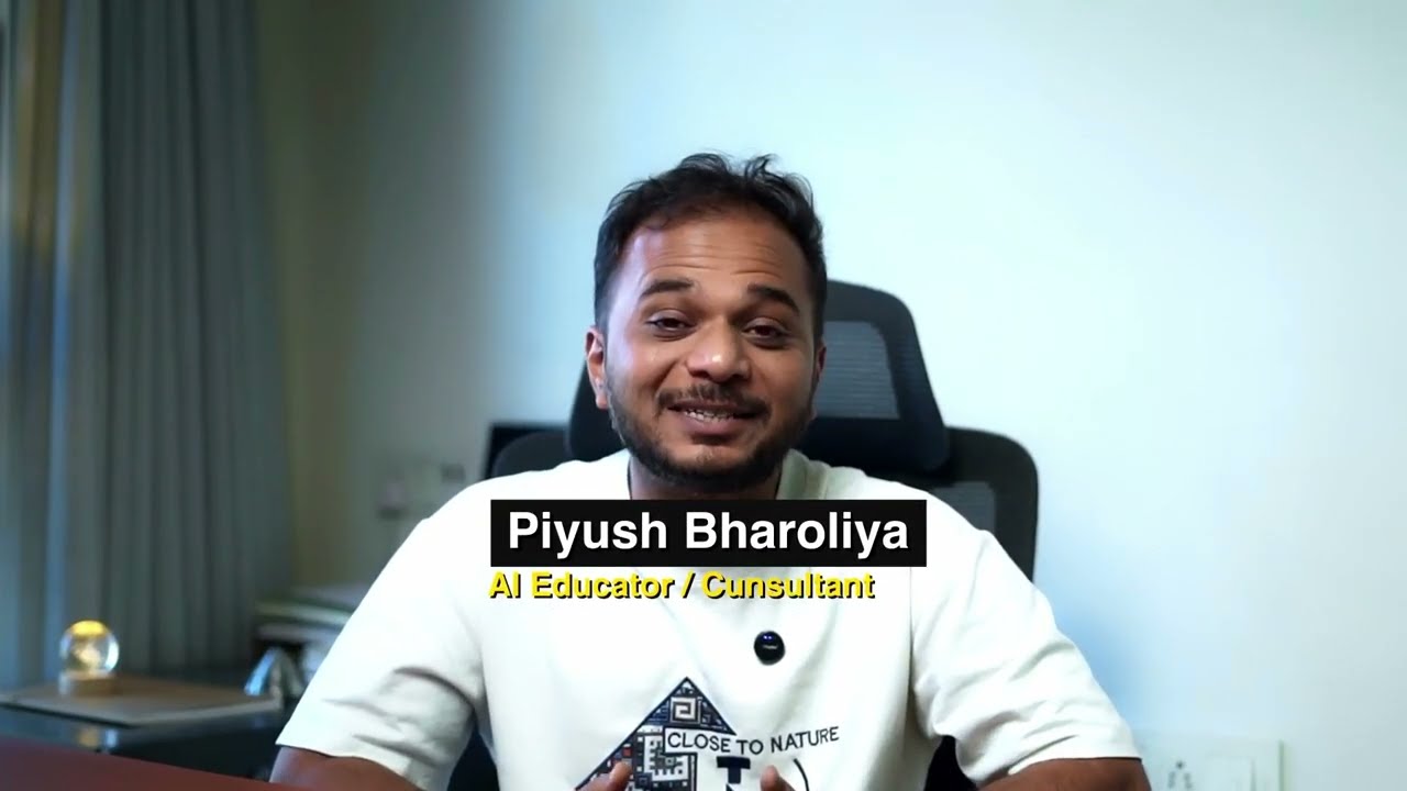 Welcome to Learn AI with Piyush | Simplifying AI for Business and Daily Life of Common Man #learnai