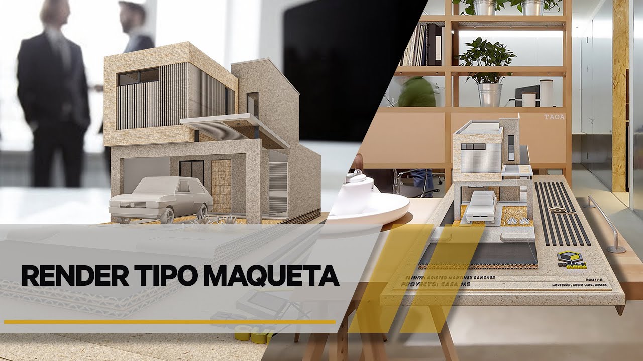 Render tipo maqueta en 30 min - Sketchup + Lumion 10 + Photoshop