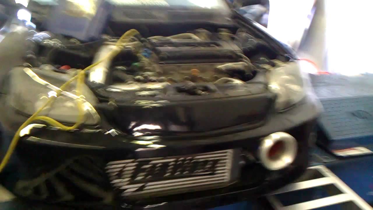 FABWORX 10.50 Street car spinning the radials on the dyno.....