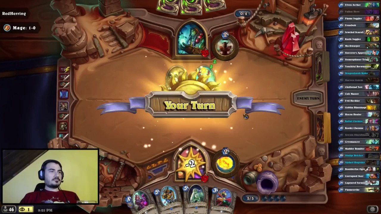 HS Mage Arena Gameplay by Kripp