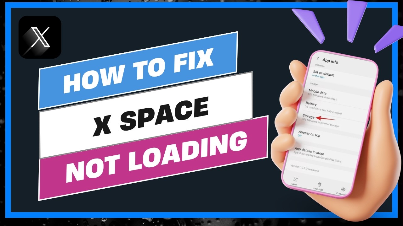 How To Fix Twitter X Space Not Loading !