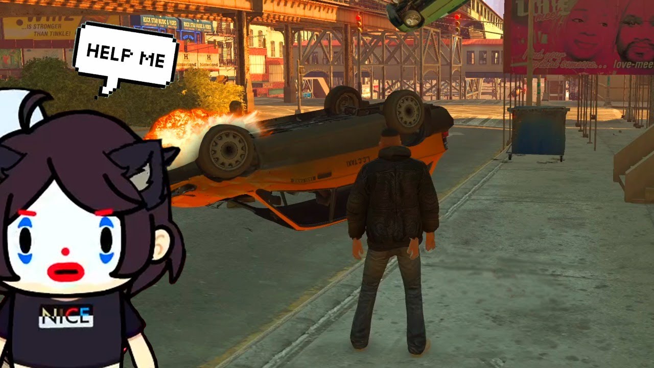 GTA 4 pero el juego esta roto xd