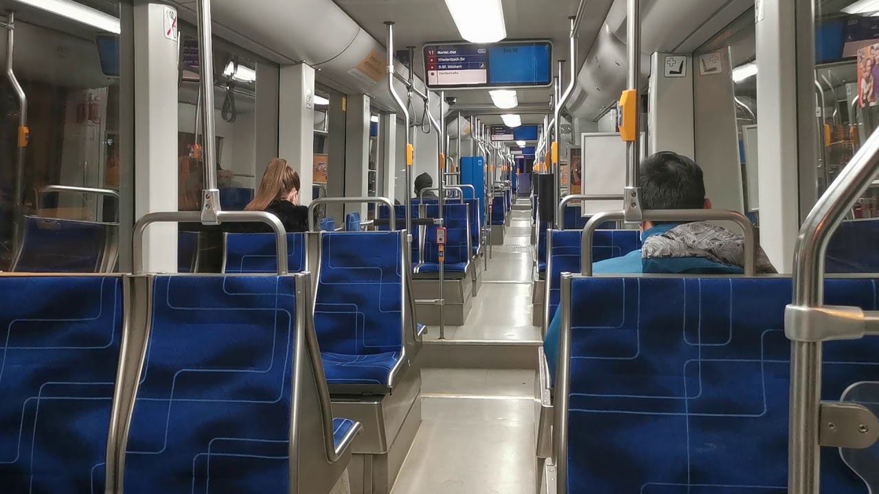 Straßenbahn mitfahrt Leipzig Linie 11