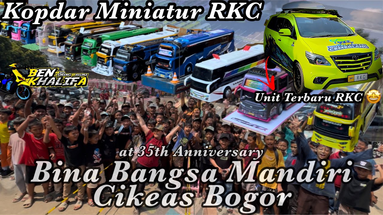 LOMBA MODIF MINIATUR BUS BARENG TCI‼SPILL UNIT TERBARU RKC🔥🔥