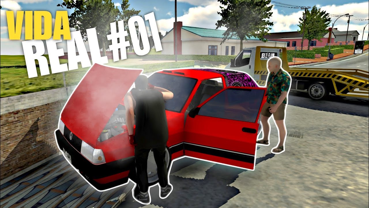 O INICIO!! meu CARRO QUEBROU na ESTRADA e CHAMEI o MECÂNICO (#01 vida real) CAR PARKING MULTIPLAYER