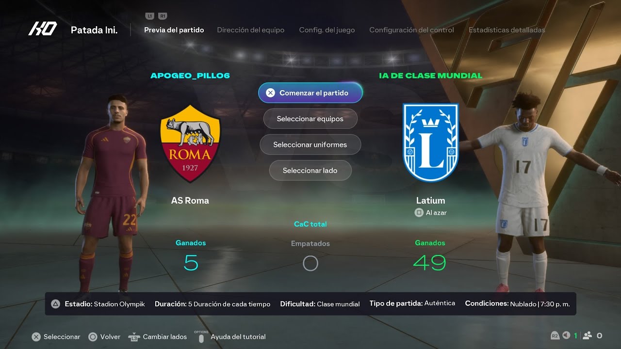FC 26 | Roma vs Lazio ⚽ Derbi de Roma – Gameplay Completo