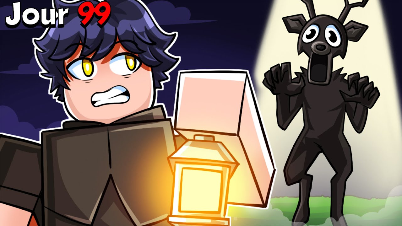 J'ai Survécu 100 Jours dans une Forêt… (Roblox)