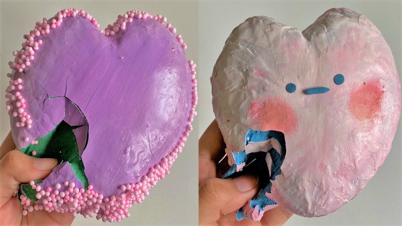 Plaster Clay Cracking & Slime ASMR Video #370