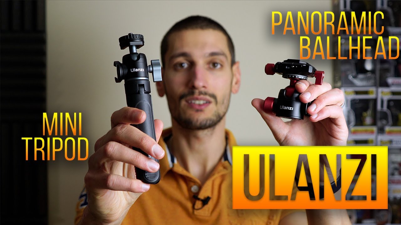 ULANZI U-70 Panoramic Ballhead & U-Vlog Lite Mini Tripod with Panoramic Ballhead