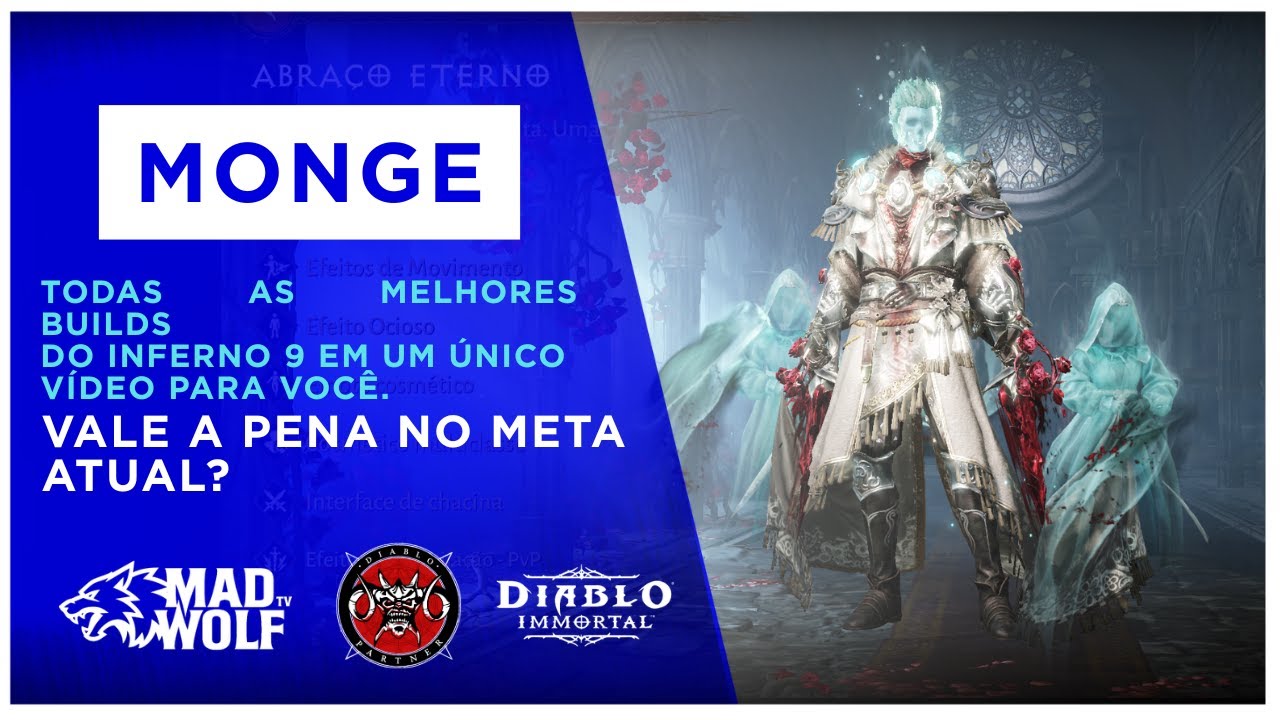 O Assassino Espiritual VOLTOU. Monge Inferno 9 - Builds Atualizadas - PVP / PVE