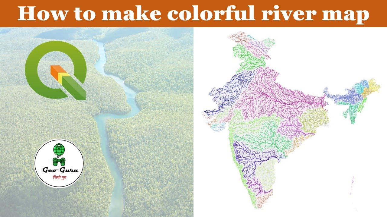 Creating a Stunning and Informative River Map with QGIS (No Python or ArcGIS Needed)