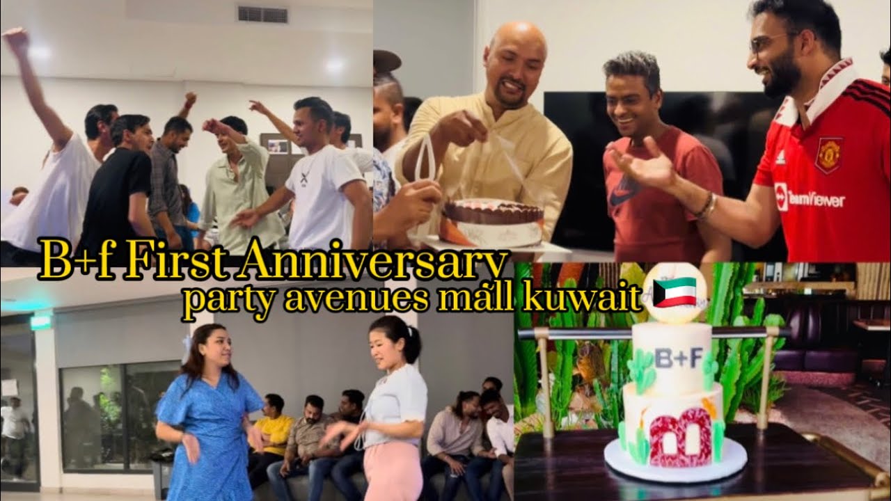 B+F First Anniversary party avenues mall kuwait 🇰🇼 💃 🕺😀2023@gastronomica