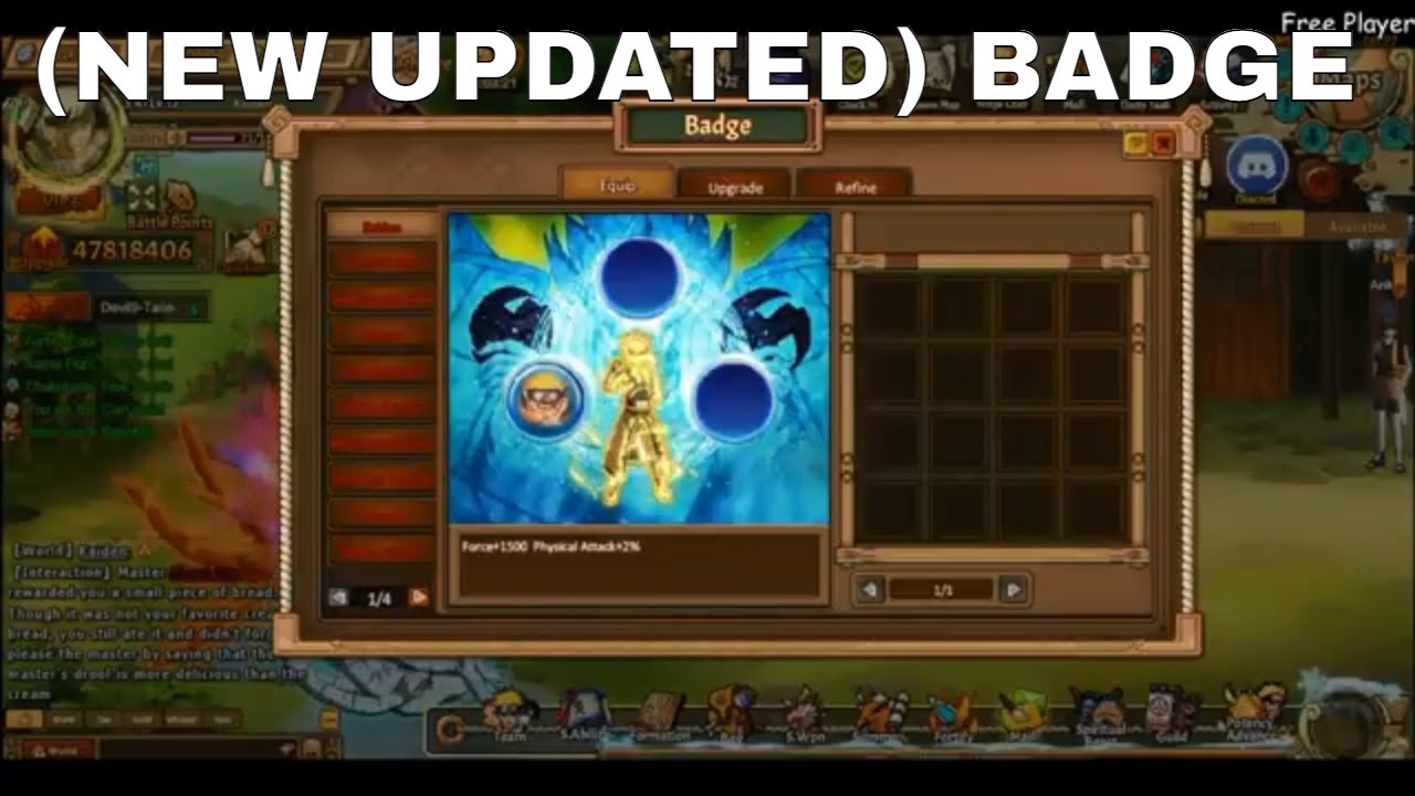 (NEW UPDATED) BADGE  ► Unlimited |Classic |Anime |Ninja World Online