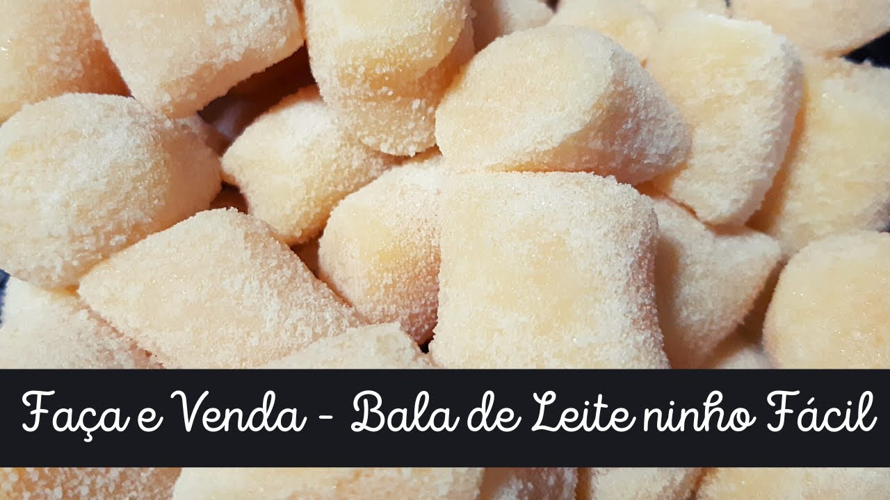 Como fazer bala de leite ninho fácil - Isabela Plaza