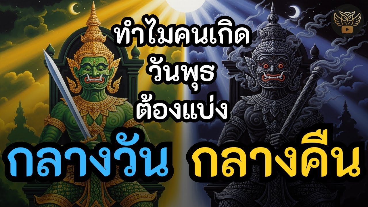 ทำไมคนเกิดวันพุธ ต้องแบ่งกลางวัน กลางคืน? | เปิดดวงชะตา ดาวพระพุธ พระราหู คือผู้กำหนด