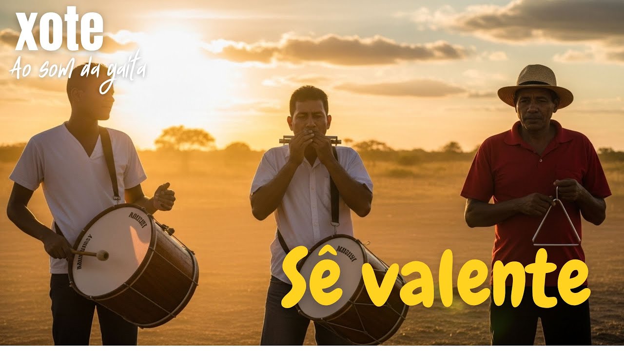 Sê valente  - hino 225 da harpa no som da gaita de boca
