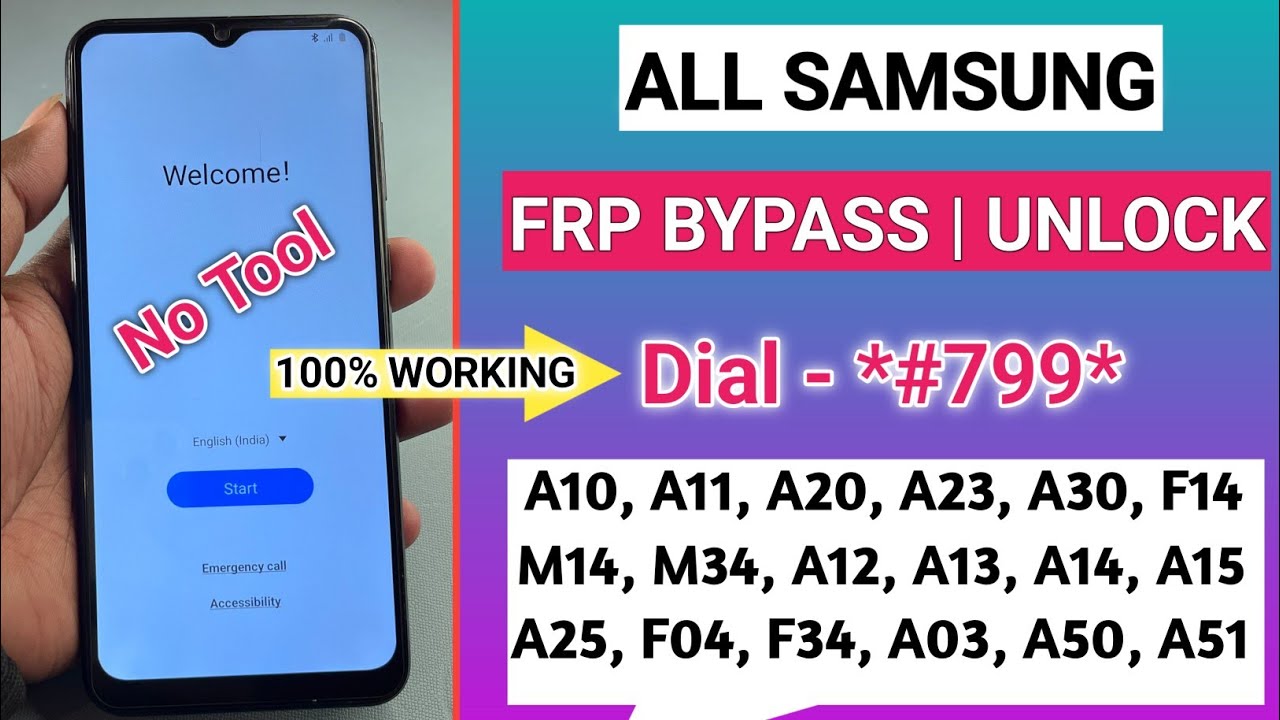SAMSUNG A10/A11/A20/A23/A30/F14/M14/M34 FRP Bypass ALL Samsung Google Account Bypass Without Pc 2024