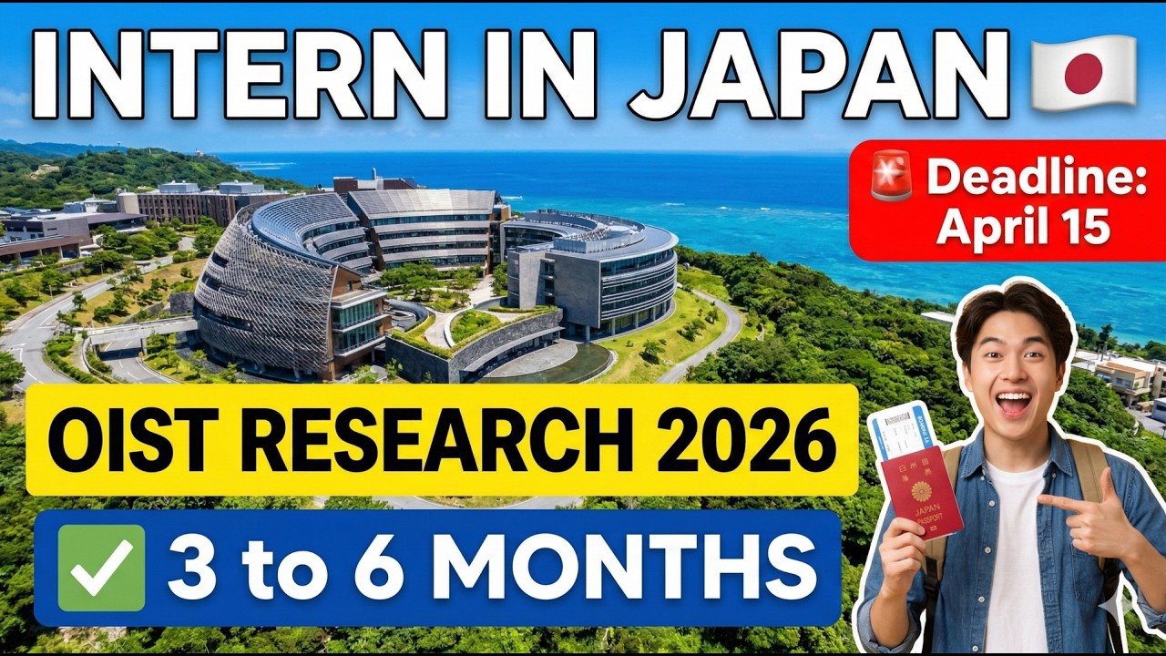 Apply for the OIST Japan Internship (Fall 2026) | Deadlines, Fees & Document Requirements
