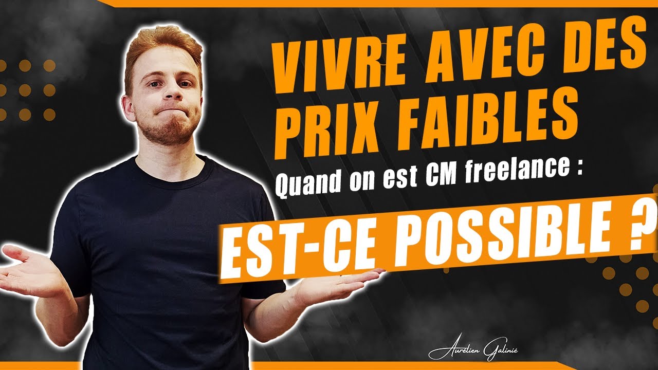 Vivre du Community management avec des prix 