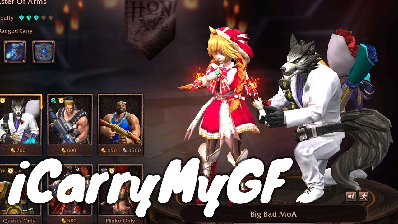 HoN Pro Master Of Arms Gameplay - iCarryMyGF - Immortal