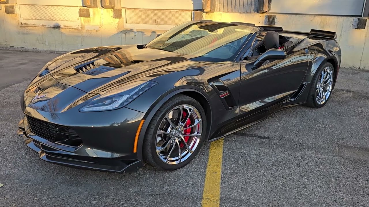 2018 Chevrolet Corvette Grand Sport Convertible 3LT - Exposed Carbon Fiber - Competition Seats 