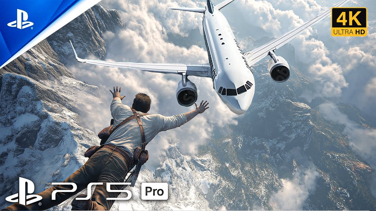 (PS5 PRO) UNCHARTED 3 - Plane Chase Scene | THE MOST ICONIC MISSION in Gaming History [4K HDR]