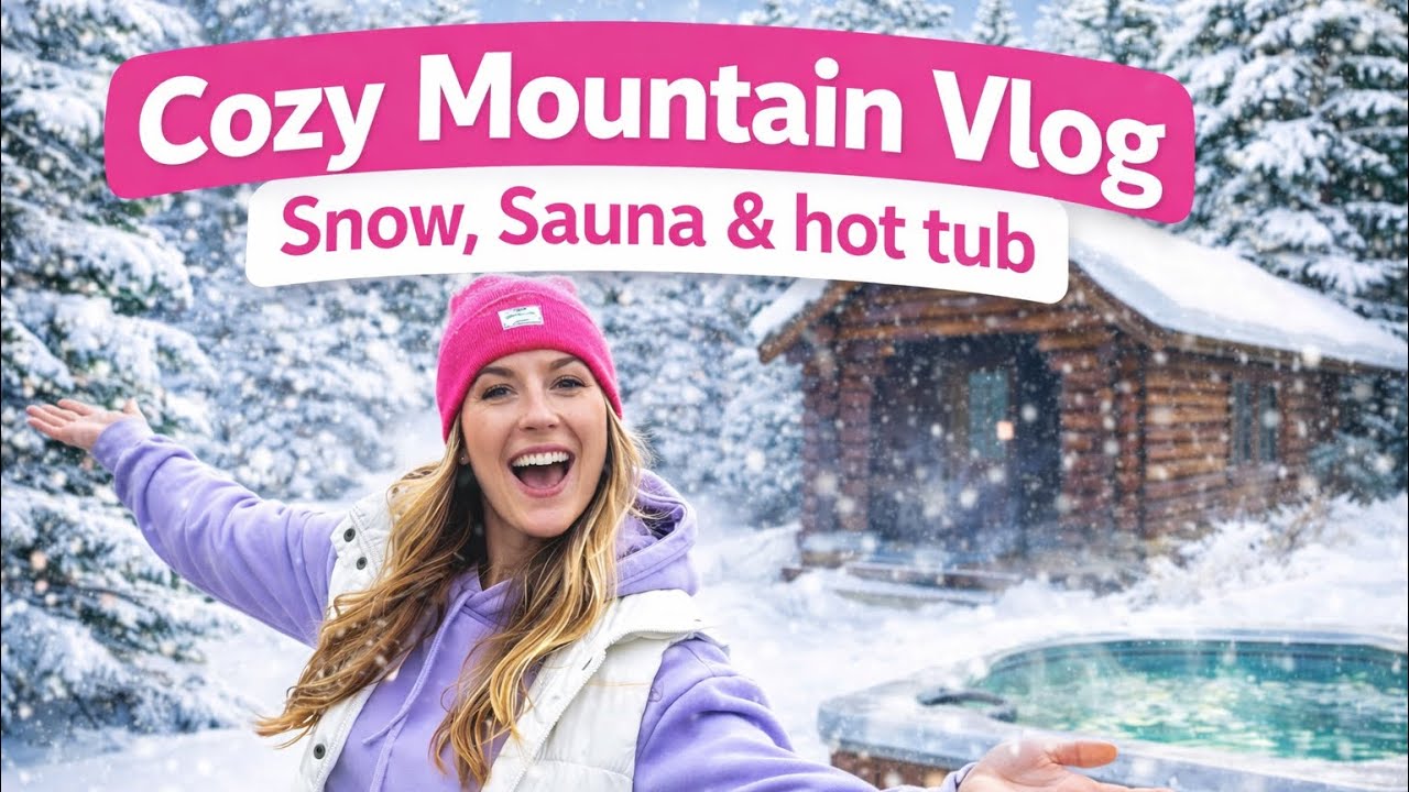 Snow Day in Pinetop, Arizona ❄️ Hot Tub + Sauna Mountain Vlog