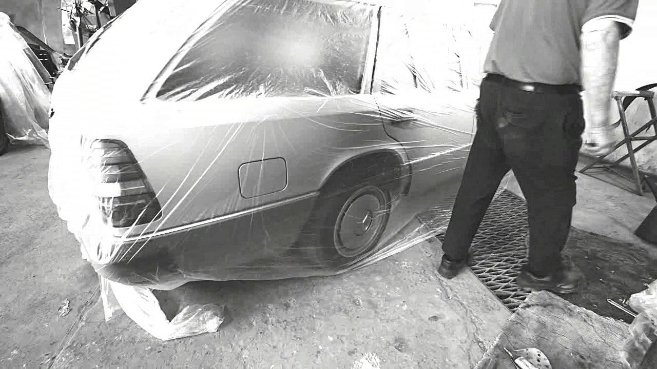 the Bentley gets the boot - the Volvo is stripped and my Mercedes is booked in