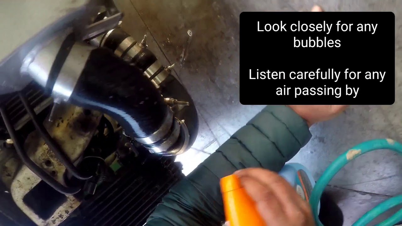 DIY: Evo boost leak test