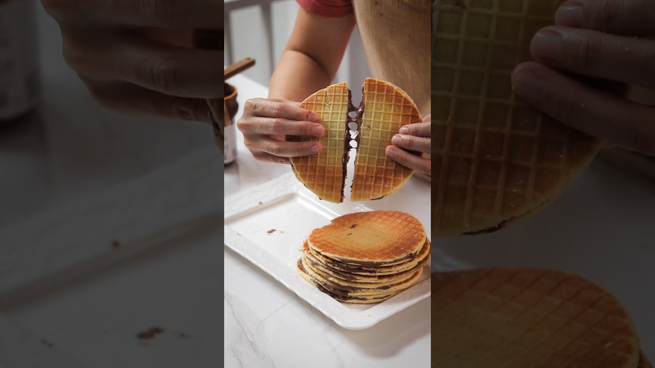 EASY NUTELLA STROOPWAFEL #pufflova