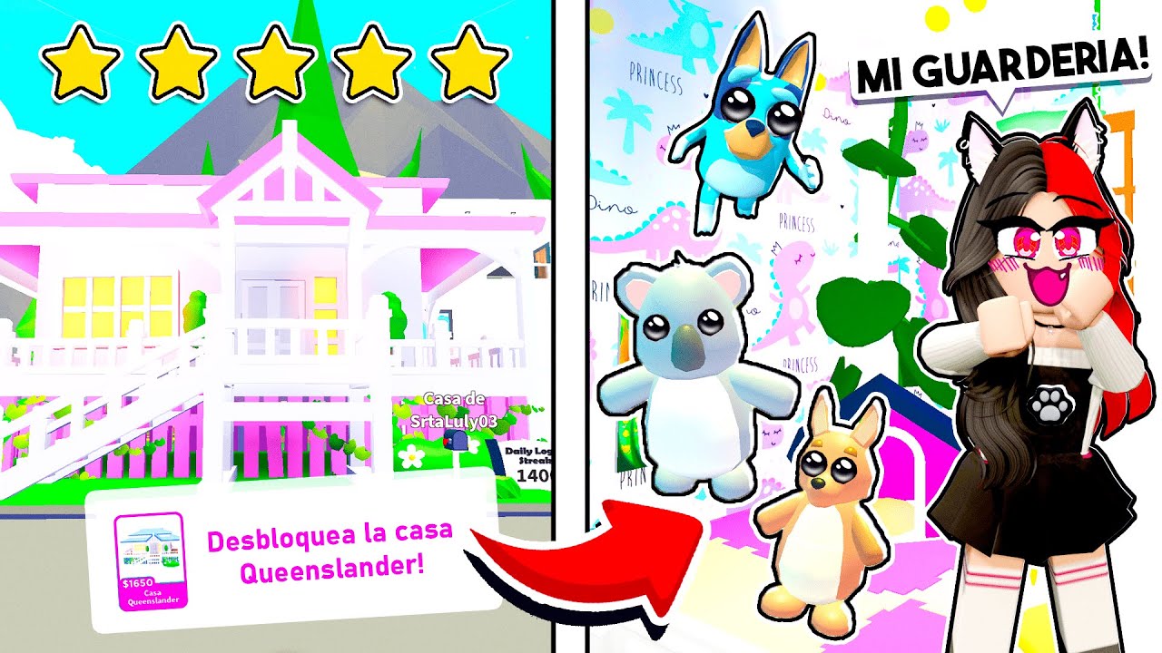 ABRO MI PROPIA GUARDERIA de MASCOTAS AUSTRALIANAS en ADOPT ME!! (Roblox) 🦘