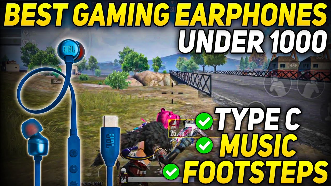 Top 3 Best Type C Earphones For Gaming 🔥/ Best Wired Earphones For Bgmi / Best Earphones For Gaming