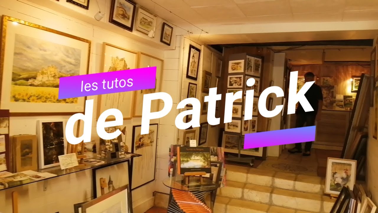 Leçon d'aquarelle avec Patrick. 2ème leçon