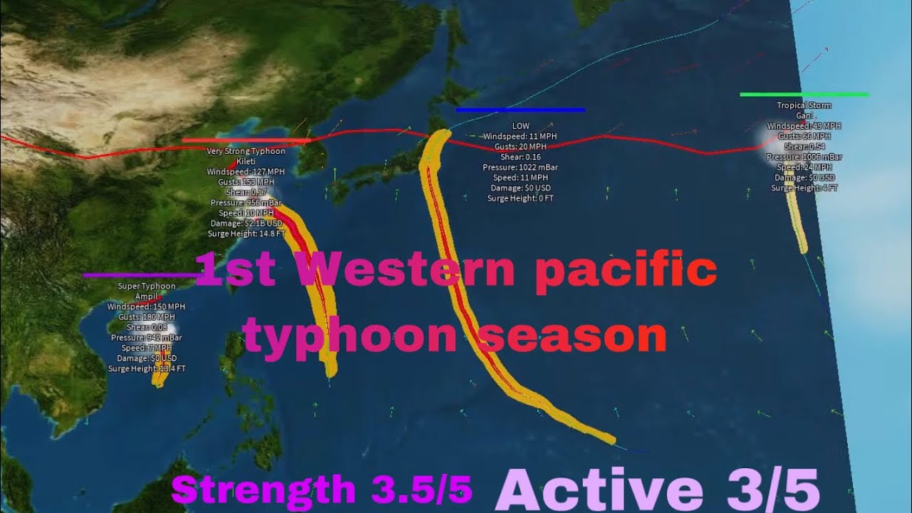 Roblox hurricane tracker reborn. 1st western pacific typhoon season