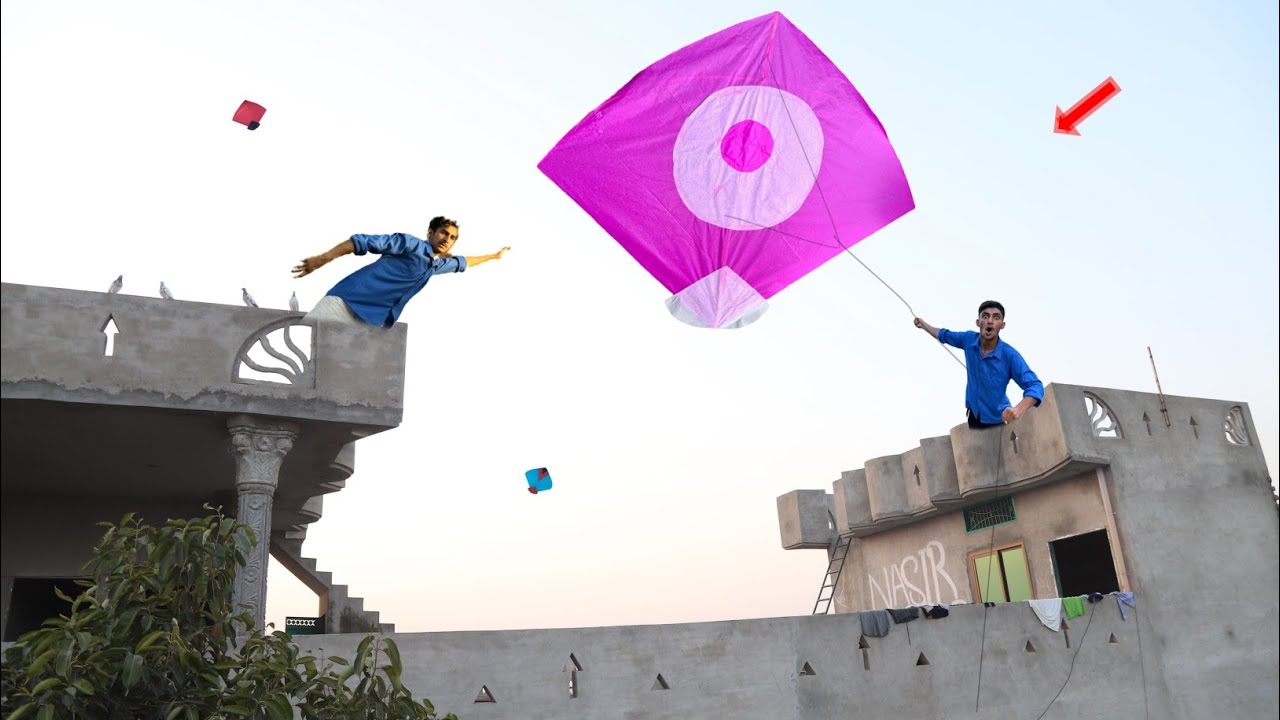 Kite Flying & School Open | Drag Race Yahama Vs Honda