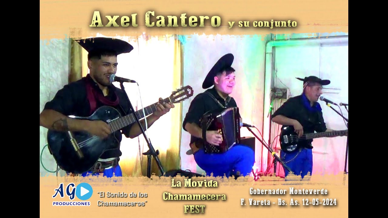 AXEL CANTERO y SU CONJUNTO EN VIVO 2024 G. Monteverde (F. Varela - Bs. As.) 12-05-2024 🔥🔥🔥