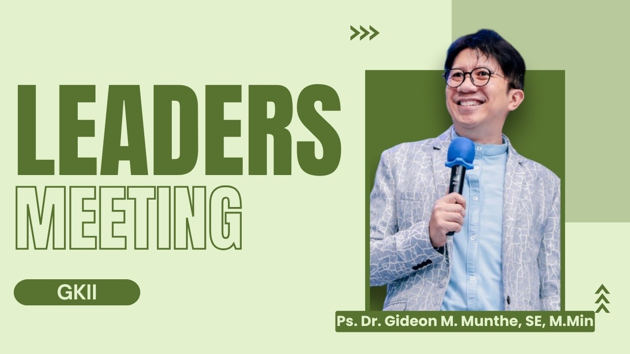 LEADERS MEETING | JUMAT, 13 MARET 2026.