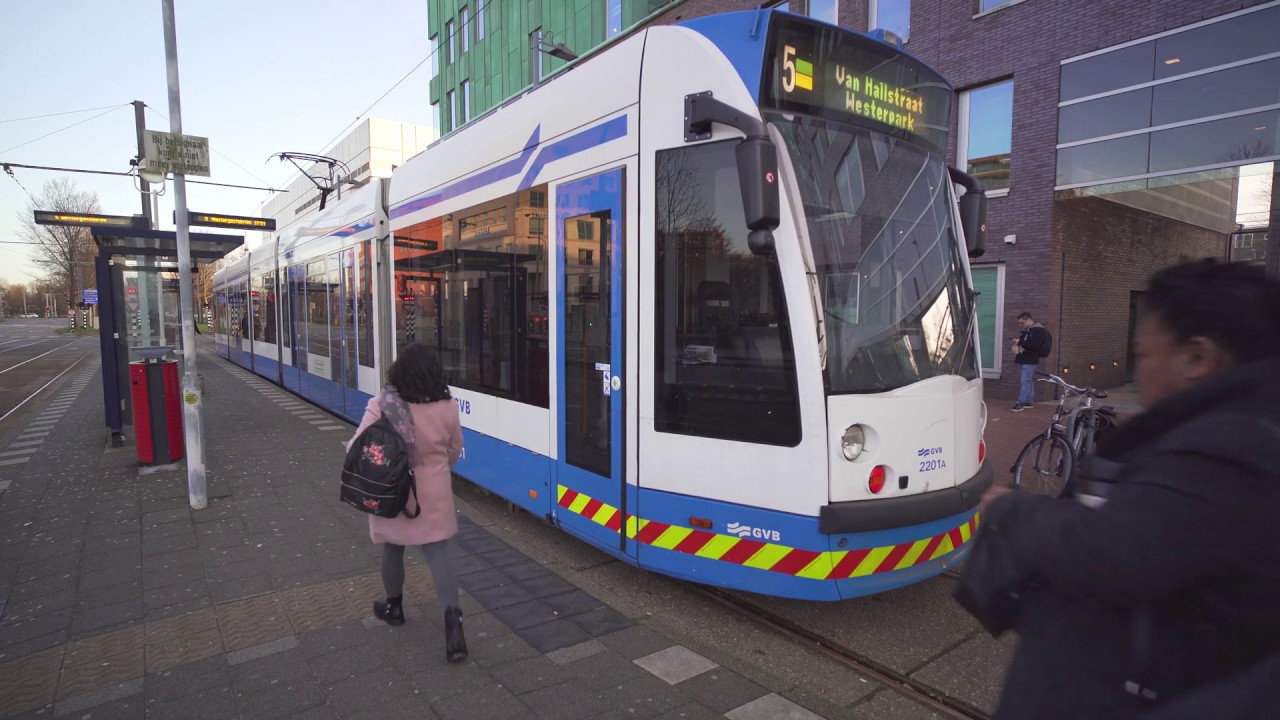 Netherlands, tram 5 ride from Amsterdam Zuid to Amstelveen Stadshart