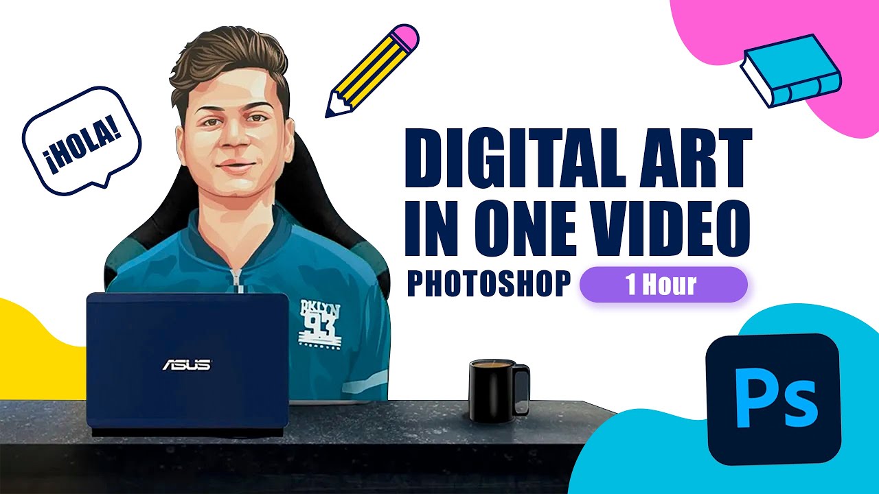 Digital Art in One Video || 2023 || Last Digital Art Course Video