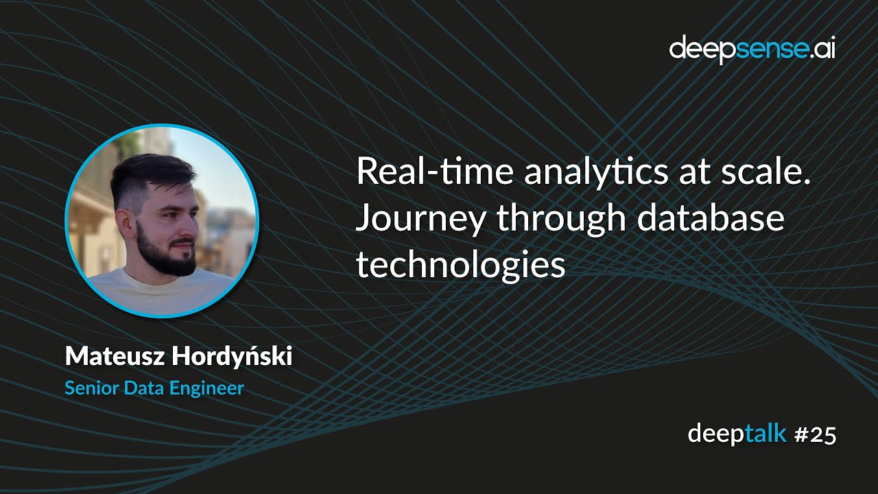 Real-time analytics at scale. Journey through database technologies